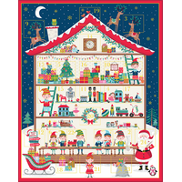 Calendrier de l'Avent Santa's Workshop 60 x 110 cm