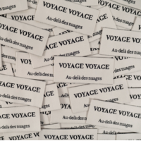 Étiquettes tissées ©ikatee - 5 étiquettes "Voyage"