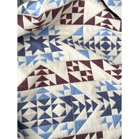 Tissu matelassé réversible patchwork 20 x 140 cm