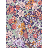 Liberty Tana Lawn™ Ciara parme coloris H 20 x 137 cm