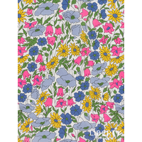 Pré-commande - Liberty Tana Lawn™ Poppy and Daisy Neon Pink coloris V 20 x 137 cm