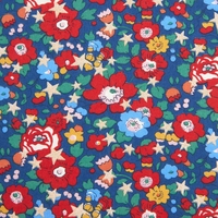 Pré-commande - Liberty Tana Lawn™ Betsy Star bleu coloris A 20 x 137 cm