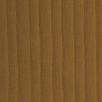 Double gaze matelassée double-face unie coloris camel 20 x 128 cm