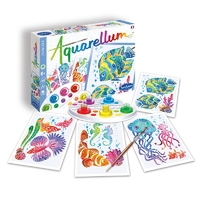Aquarellum junior : Aquarium (4 tableaux assortis)