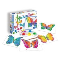 Aquarellum junior : Papillons (4 tableaux assortis)
