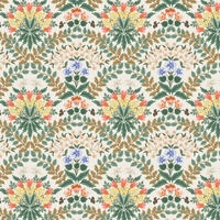Tissu Rifle Paper Bramble fond crème 20 x 110 cm