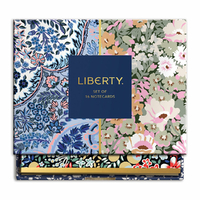 Assortiment de 16 cartes et enveloppes Liberty