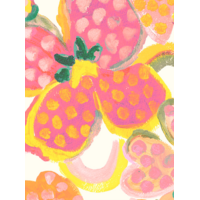Liberty Tana Lawn™ Fauvism Floral coloris A 20 x 137 cm