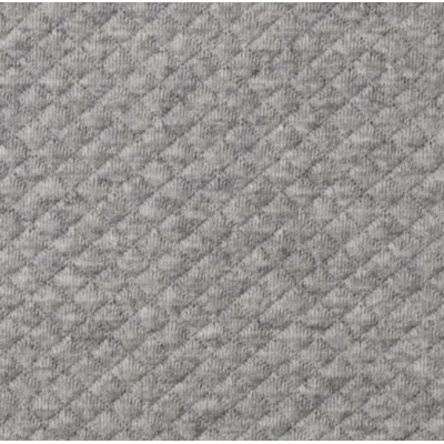 jersey mini matelassé gris chiné