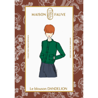 patron couture blouson dandelion
