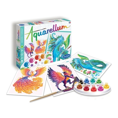 Aquarellum Cartes Postales Animaux - Atelier créatifs - Sentosphère