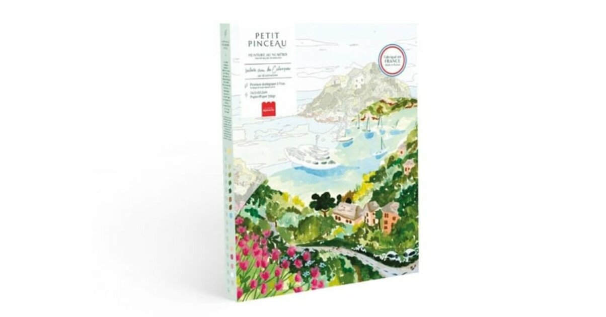 Kit Peinture Par Numéros ENJOY ART – Balade En Bretagne, 30x30 Cm, Activité Relaxante Et Créative