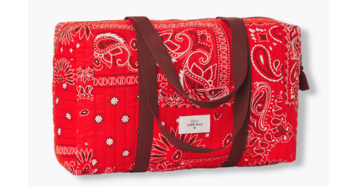 POCHETTE CADEAU TISSU ORANGE PAS CHERE