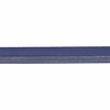 Biais élastique 17mm bleu rayé lurex doré x 10cm