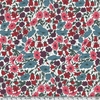 Liberty Poppy and Daisy fruits rouge et ardoise coloris P 20 x 137 cm