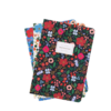 Set de 3 cahiers Wild Rose avec couverture en tissu
