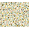 DERNIER COUPON de Tissu Rifle Paper Primavera petites fleurs jaunes fond clair 62 x 110 cm
