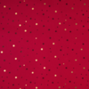 Popeline Noël étoiles rouge et or 20 x 140 cm