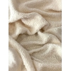 Jersey maille bouclette coloris crème 20 x 145 cm