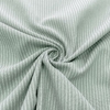 Tissu rayures tissées coloris vert de gris 20 x 140 cm