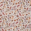 Velours milleraies imprimé champignons 20 x 140 cm