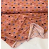 Molleton fin coeurs fond rose poudré 20 x 145 cm