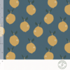 Jersey organique Lemons Steel 20 x 160 cm