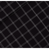 Sweat léger "French Terry" imprimé Double Grid coloris noir 20 x 150 cm