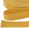 Sangle moutarde lurex or x 10cm (3cm de large)