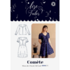 Patron robe Comète (du 34 au 48)