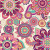 Tissu Jaipur Mandala Cream 20 x 110 cm