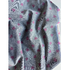 Chambray léger gris coeur-coeur coloris rose 20 x 140 cm