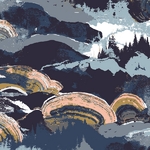 Viscose Gaia Eventide 20 x 138 cm