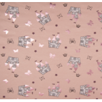 Coupon De Jersey à Motifs Pois - 120x150 Cm - Idéal Pour La Couture De Vêtements