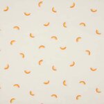Coupon De Jersey à Motifs - 120cm X 150cm - Motif Points, Bleu Marron Beige - Pour Couture Vêtements