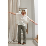 bobo-en-coton-raye-kaki-et-blouse-alba-en-jacquard-ecru-4-scaled