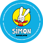 EU Roll Labels, 5 x 5 cm Design Template_SUPER LAPIN