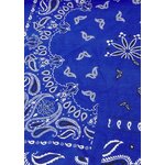viscose bandana bleu