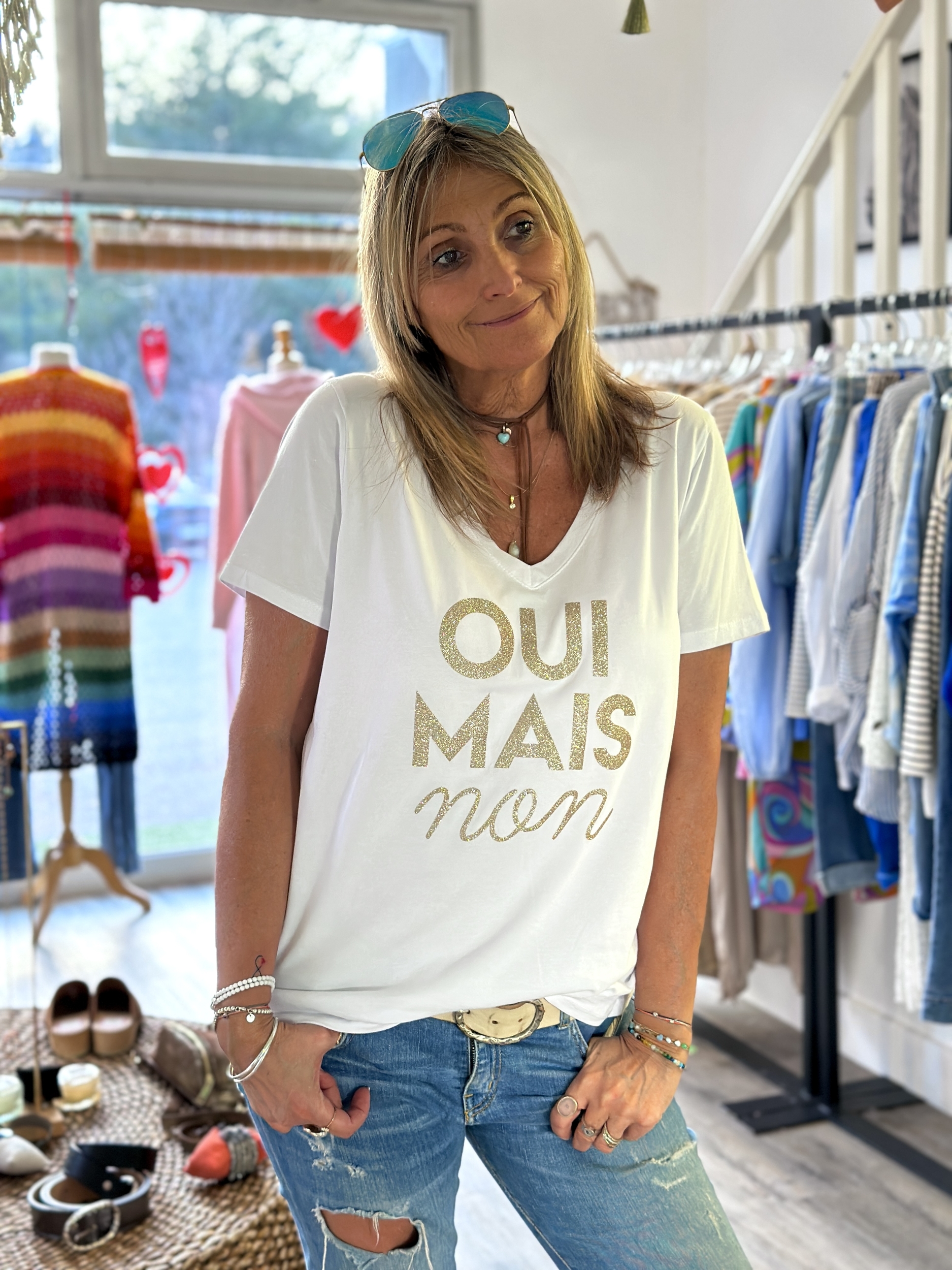 Tee shirt oui online mais non