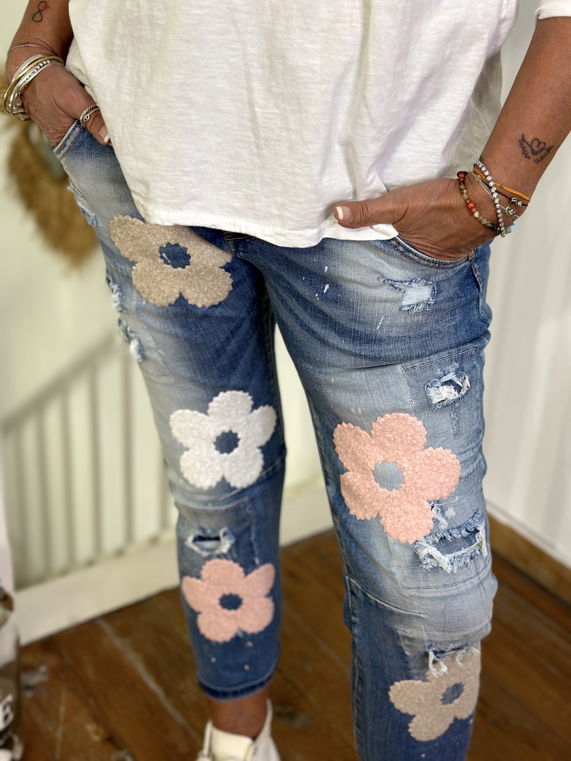 Jeans Cosy Flower 13