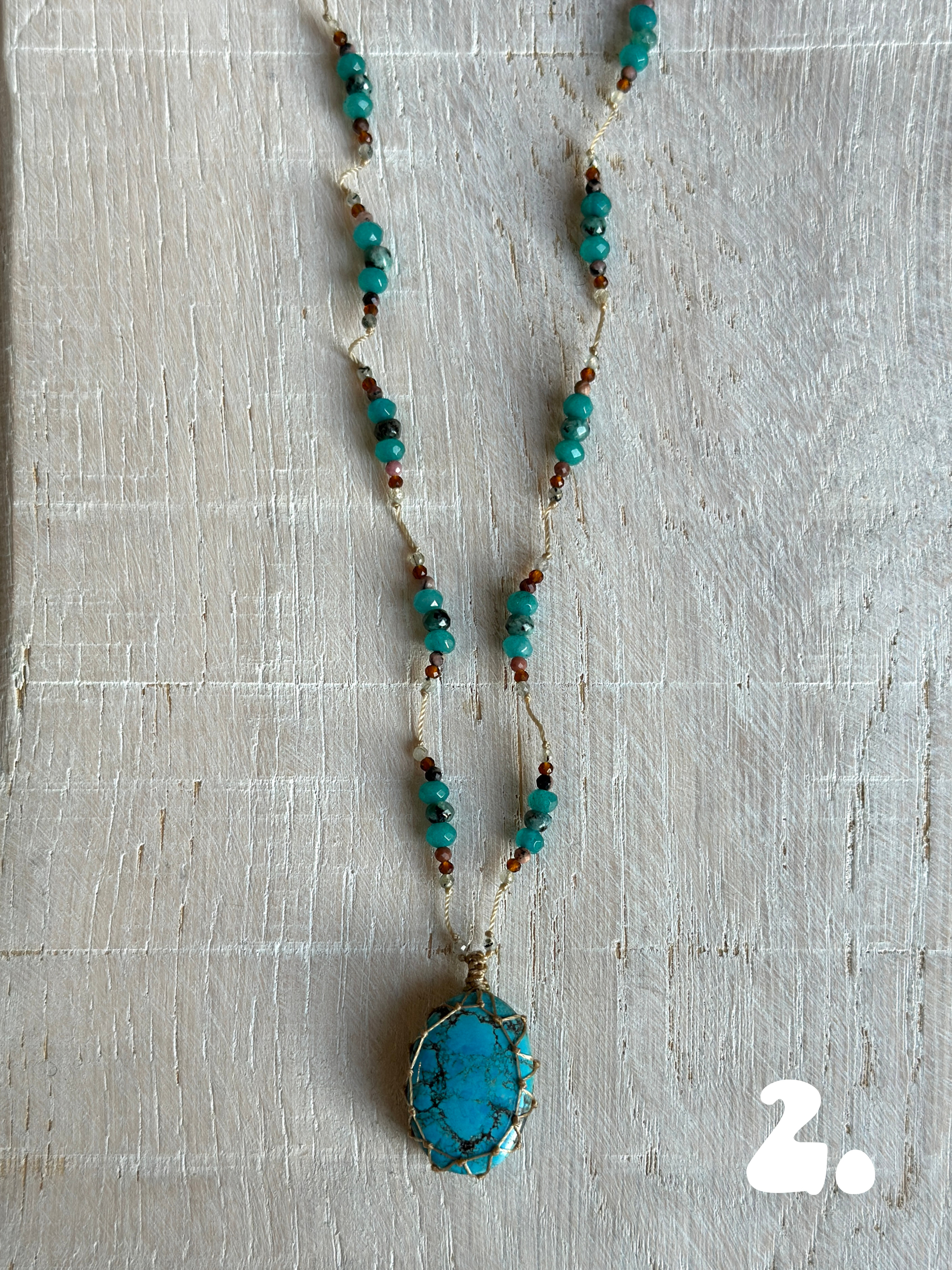 Collier Shanty Turquoise Be Hippy 52