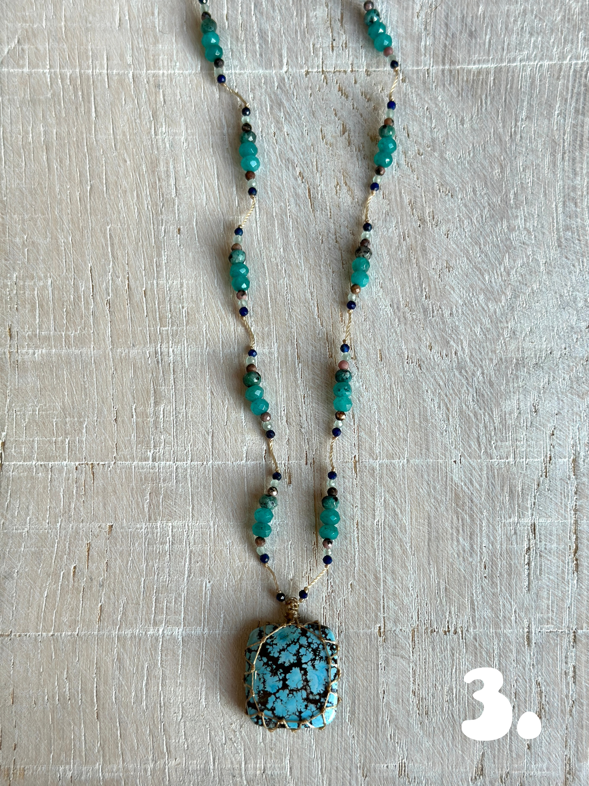 Collier Shanty Turquoise Be Hippy 53