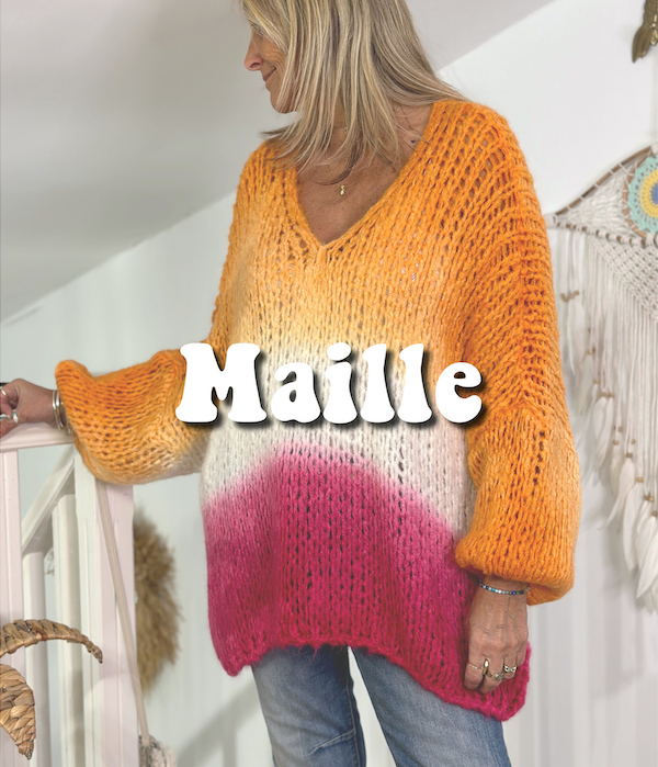 PULL OVERSIZE MELLY - Toutes tailles - TUTO CROCHET 