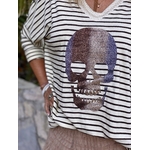 Maxi Tee shirt Rock Skull 3