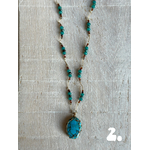 Collier Shanty Turquoise Be Hippy 52