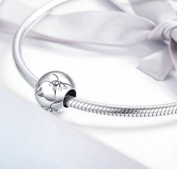 Charm PISSENLIT - Argent 925 - Perle pour bracelet et collier