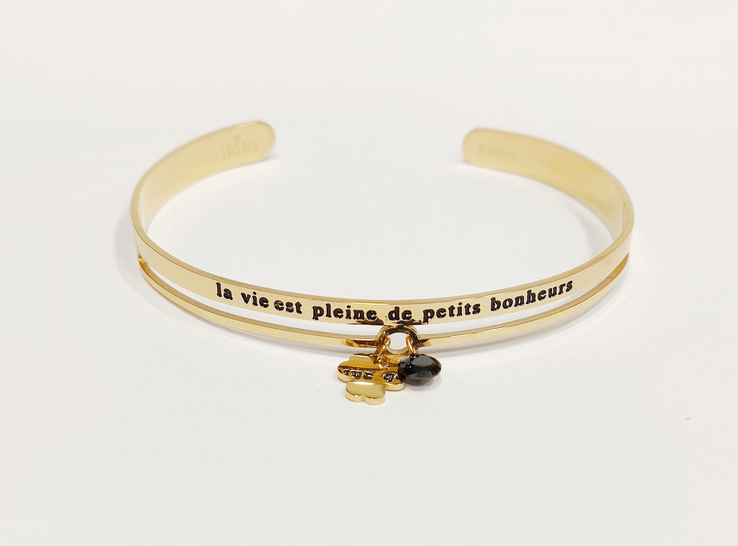 bracelet trefle -la est pleine de petits bonheurs_ikita_or-min