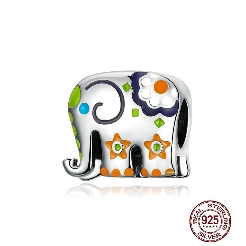 charm elephant - pandora elephan - perle elephant argent 925-min