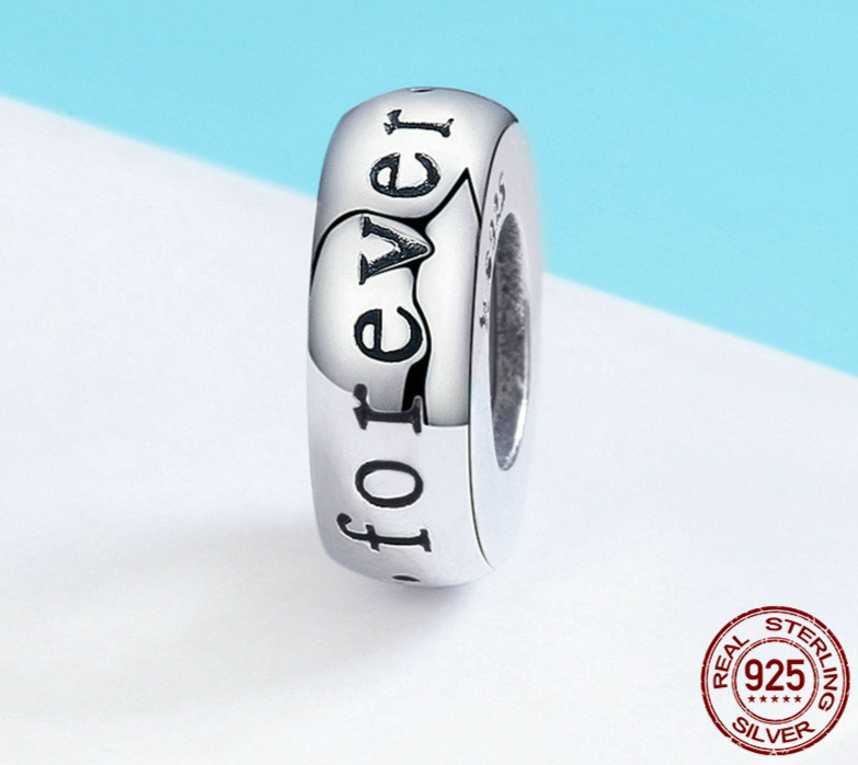 Espaceur LOVE YOU FOREVER - Argent Sterling 925