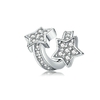Charm SPIRALE & ETOILE - Argent 925 & Zircon Cubique - Perle pour bracelet